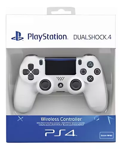 Joystick Inalámbrico Compatible Con Ps4 Replica Premium Blanco